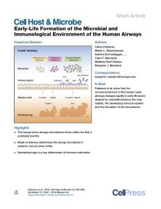 Early-Life-Formation-of-the-Microbial-and-Immunological-En_2018_Cell-Host---
