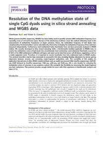 nprot.2018-Resolution of the DNA methylation state of single CpG dyads using in silico strand annealing and WGBS data
