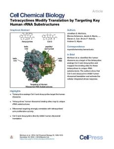 Tetracyclines-Modify-Translation-by-Targeting-Key-Human_2018_Cell-Chemical-B