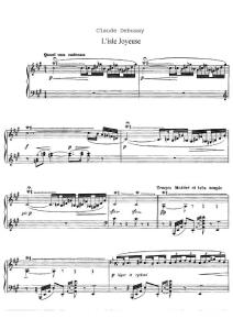 德彪西-欢乐岛钢琴谱