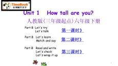 部编人教版PEP小学六年级下册英语（三年级起点）Unit 1 Part B 共3课时课件70