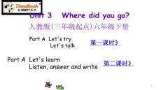 部编人教版PEP小学六年级下册英语（三年级起点）Unit 3 Part A 共2课时课件50