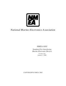 NMEA 0183 标准 3.01版