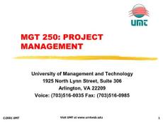 Mgt250(1)-Project Management