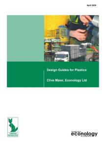 Design Guides for Plastics