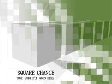 精美PPT模板（抽象6）：square_chance
