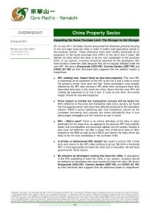 China Property Sector - Yamaichi