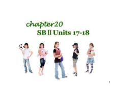 2012学海导航高中英语一轮总复习  Chapter 20 SB II Units17-18