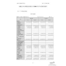 古井贡酒：2011年半年度财务报告