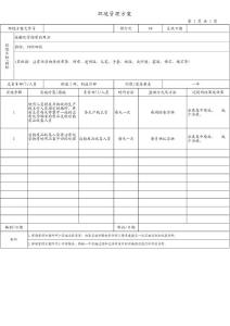 接触化学物质用品环境管理方案