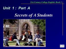 《21世纪大学英语读写教程》第一册，第一单元，Text A