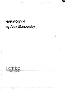 Berklee College of Music - Harmony 4