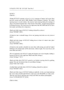 全英文剧本 X档案第九季第六集 信任危机 Trust No 1