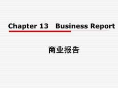 13.商业报告Business Report