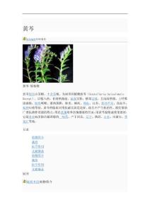 中草药系列之黄芩