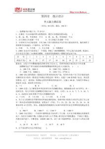 第四章 统计估计 单元能力测试卷.doc