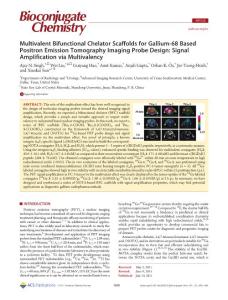 Multivalent Bifunctional Chelator Scaffolds for Gallium-68 Based Positron Emission Tomography Imaging Probe Design Signal Amplification via Multivalency