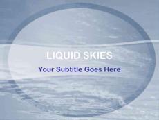 liquid_skies-ppt模板背景