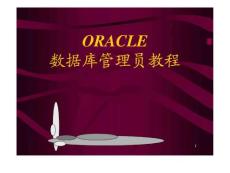 ORACLE数据库管理员简明教程