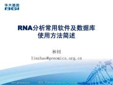 RNA数据库及常用软件使用方法简介