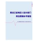 2022年黑龙江省地区IC设计部门岗位薪酬水平报告