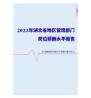 2022年湖北省地区管理部门岗位薪酬水平报告