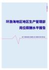 2022年环渤海地区地区生产管理部门岗位薪酬水平报告