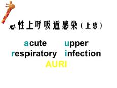 【医学ppt课件】急性上呼吸道感染（上感） acute upper respiratory infection AURI