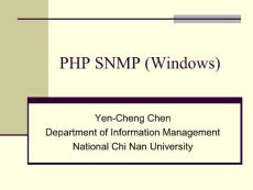 PHP SNMP (Windows)