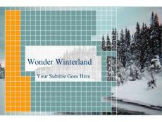 wonder winterland [自然风格PPT模板 幻灯片模板 PowerPoint模板]