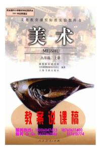 人教版《中学美术八年级上册》教案说课稿（本司出品）