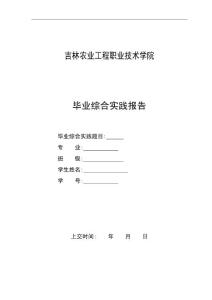 机电一体化毕业论文