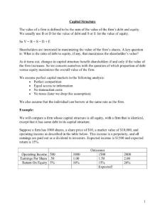 Capital Structure