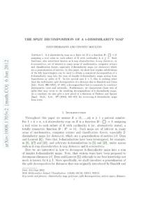 The Split Decomposition of a k-Dissimilarity Map