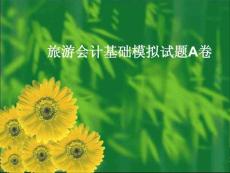 旅游会计基础模拟题及其答案