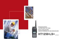 Ht1250LS and HT1250LS+ Portable Radio User Guide