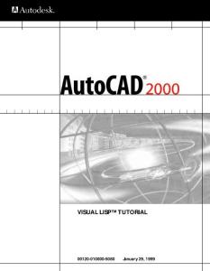 Autocad 2000 Visual Lisp Tutorial