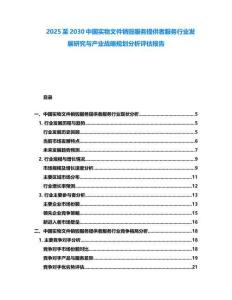 2025至2030中国实物文件销毁服务提供者服务行业发展研究与产业战略规划分析评估报告