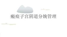 瘢痕子宫阴道分娩管理2026