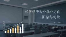 经济学类专业就业方向汇总与对比