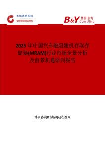 2025年中国汽车磁阻随机存取存储器(MRAM)行业市场全景分析及前景机遇研判报告
