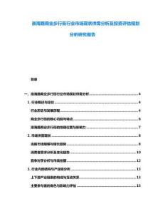 淮海路商业步行街行业市场现状供需分析及投资评估规划分析研究报告