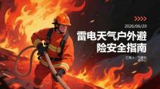 雷电天气户外避险安全指南