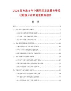 2026及未来5年中国双踪示波器市场现状数据分析及前景预测报告