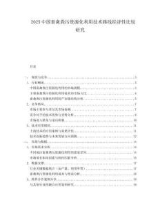 2025中国畜禽粪污资源化利用技术路线经济性比较研究.docx