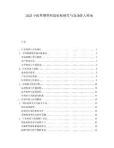 2025中国角膜塑形镜验配规范与市场准入壁垒.docx