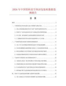2026年中国馅料真空热封包装机数据监测报告.docx