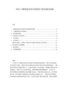 2025土壤修复技术应用场景与商业模式创新.docx