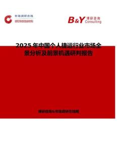 2025年中国个人捷运行业市场全景分析及前景机遇研判报告