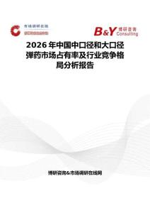 2026年中国中口径和大口径弹药市场占有率及行业竞争格局分析报告